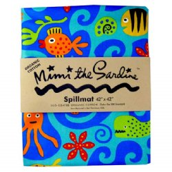 Mimi the Sardine Eco-Friendly Spill Mat (Ocean)