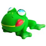 Natural Rubber Frog Bath Toy