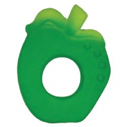 Natural Rubber Apple Teether Toy