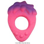 Natural Rubber Strawberry Teether Toy