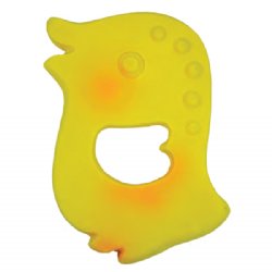 Natural Rubber Chick Teether Toy