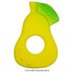 Natural Rubber Pear Teether Toy