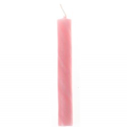 GRIMM`S Birthday Ring Pink 10% Beeswax Candles (4 pcs.)