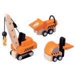 Plan Toys PlanCity Construction Vehicles (Set of 3)