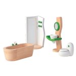 Plan Toys Decor - Bathroom Dollhouse Furniture Set