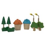 Plan Toys PlanWood City Accessories Set (for Road & Rail Sets)