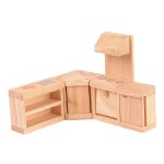 Plan Toys Classic - Kitchen Dollhouse Furniture Set