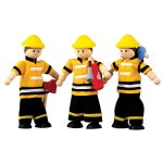 Plan Toys Fire Fighters (Set of 3)