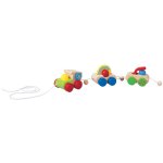Plan Toys Happy Engine Wooden Pull-Along Train
