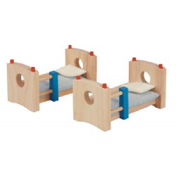 Plan Toys Neo - Children`s Bedroom Dollhouse Furniture Set