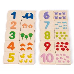 Plan Toys PlanWood Numbers 1-10 Set