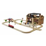 Plan Toys PlanCity Combination Railway Station & Storage Bench
