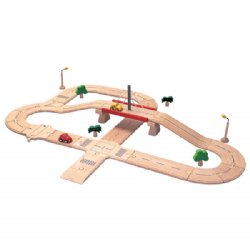 Plan Toys PlanCity Road System - Deluxe