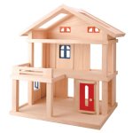 Plan Toys Classic Terrace Dollhouse (Partially Furnished)
