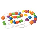 Plan Toys Lacing Beads Threading Toy