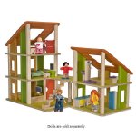 Plan Toys PlanWood Chalet Dollhouse (Furnished)