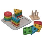 Plan Toys PlanWood Geometric Sorting Board