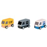 Plan Toys PlanCity Delivery Vans (Set of 3)
