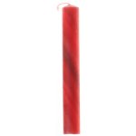 GRIMM'S Birthday Ring Red 25% Beeswax Candles (4 pcs.)