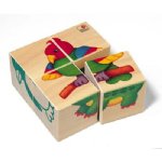 Selecta Zoo Babies Puzzle Blocks
