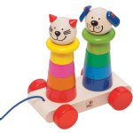 Selecta Filino Stacking Pull Toy