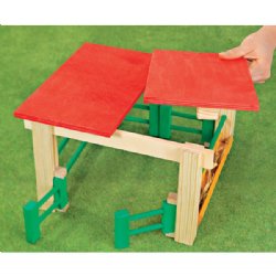 Selecta Farm-Set (Wooden Stables)