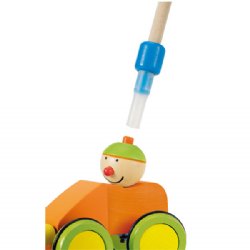 Selecta Puzzino Push Toy Truck With Removable Pole