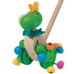 Selecta Tattolo Wooden Push Toy Dragon