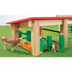 Selecta Farm-Set (Wooden Stables)