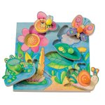 Selecta Pepito Wooden Look-Inside Peg Puzzle