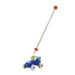 Sevi Blue F1 Car Push Toy with Removable Pole