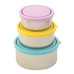 Kids Konserve Stainless Steel Nesting Trio (Sky)