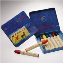 Stockmar Beeswax Crayon Sticks Standard Mix (Set of 8)