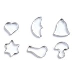 Metal Mini Cookie Cutters Assorted Shapes (Set of 6) 