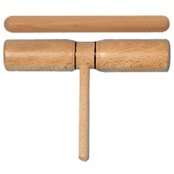 Goldon Two-Tone Wooden Block with Handle