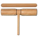 Goldon Two-Tone Wooden Block with Handle