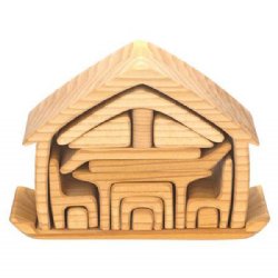 wooden nesting puzzle