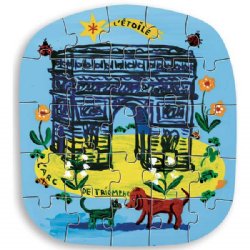 Vilac Paris Wooden Puzzles (Set of 3)