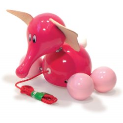 Vilac Baby Fanfan Elephant Wooden Pull Toy