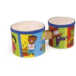 Vilac Wooden Bongo Drums