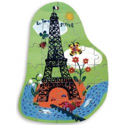 Vilac Paris Wooden Puzzles (Set of 3)