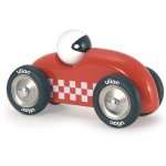 Vilac Large Checkered Rally Car (Red)