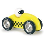 Vilac Large Checkered Rally Car (Yellow)
