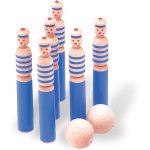 Vilac Sailor Skittles Wooden Bowling Set 