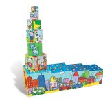 Vilac Wooden Stacking Nesting Picture Puzzle Blocks