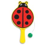 Vilac Wooden Paddle Ball Ladybug