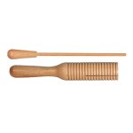 Goldon Wooden Guiro with Handle